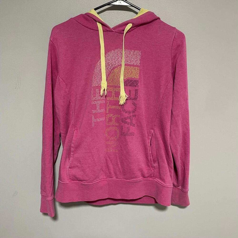 The North Face Women's Pink Hoodie size medium